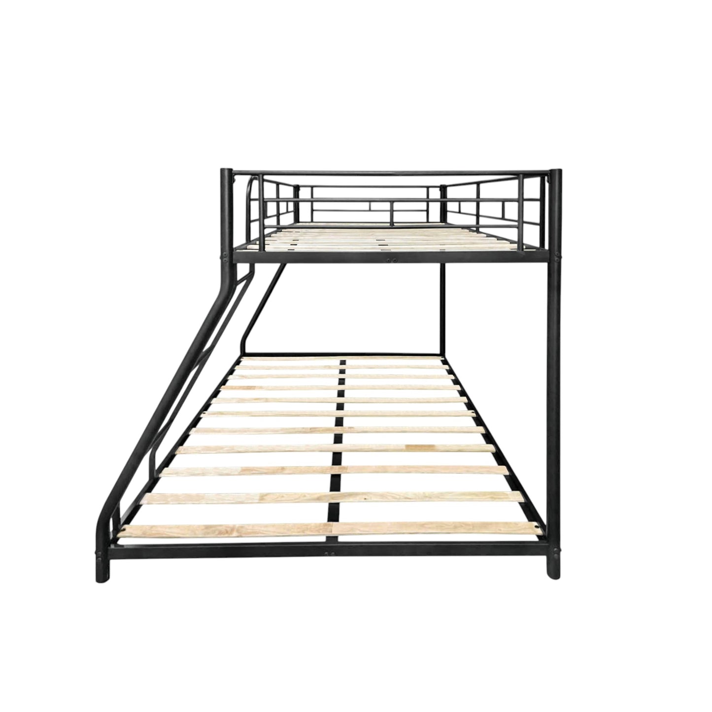Metal Twin over Full Bunk Bed/ Heavy-duty Sturdy Metal/ Noise Reduced/ Squeak Free/ Wooden Slat/ No Box Spring Needed image 5