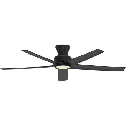 52 inch Ceiling Fans with Lights, Large Air Volume Ceiling Fans with Reversible Quiet DC Motor and Remote, 5X-W5 image 1