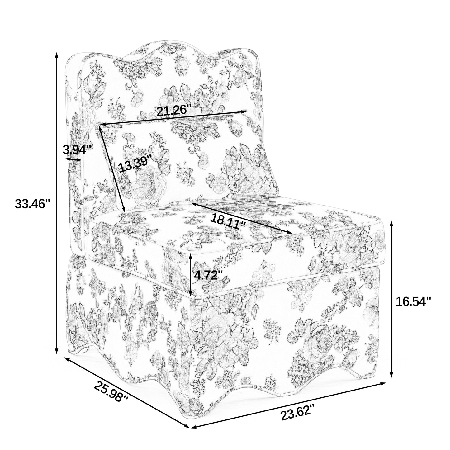 Flannel single dining chair with soft seat cushion and backrest, no armrests, matching pillow can be used as waist cushion, this dining chair can be used in the living room - GREEN image 10