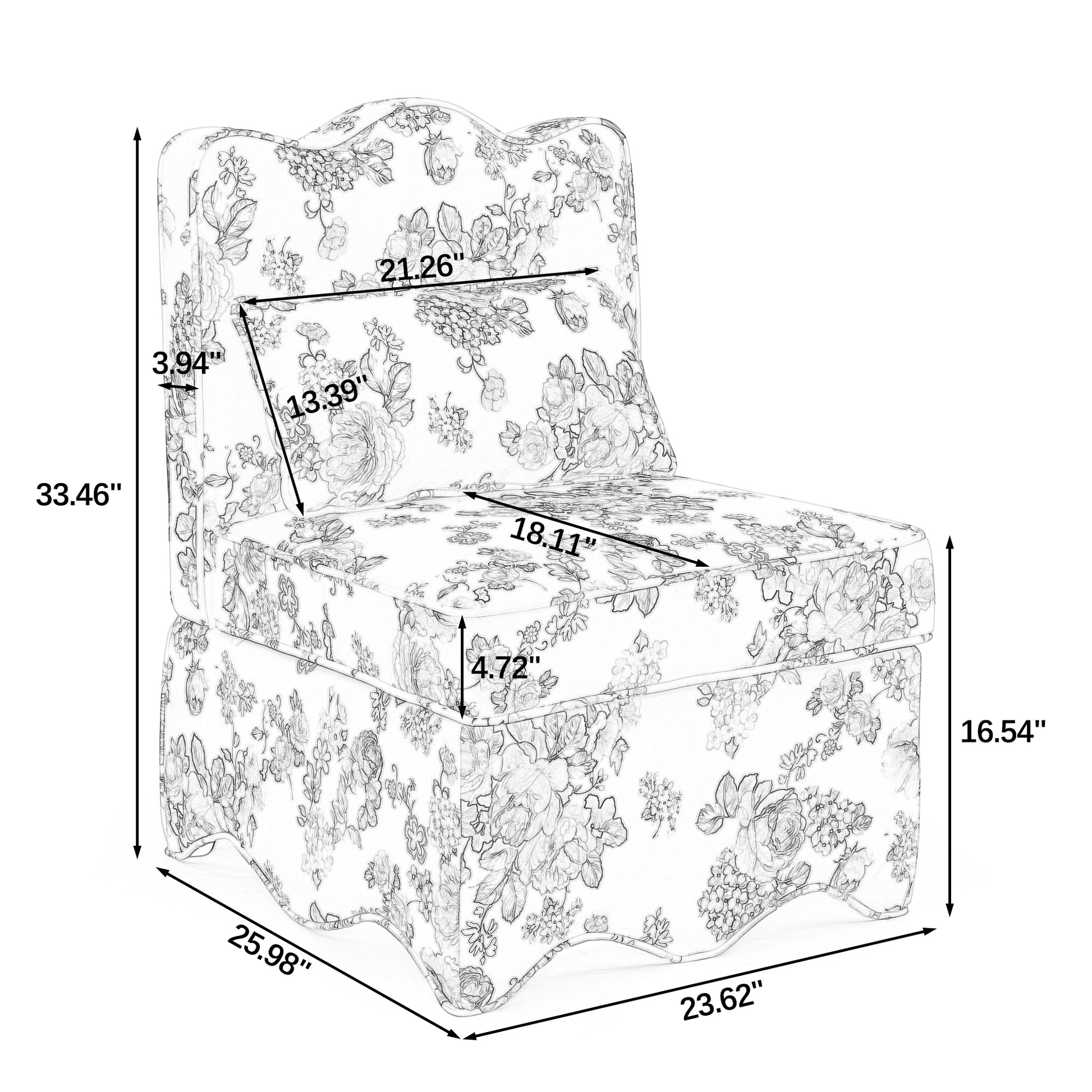 Flannel single dining chair with soft seat cushion and backrest, no armrests, matching pillow can be used as waist cushion, this dining chair can be used in the living room - GREEN image 10