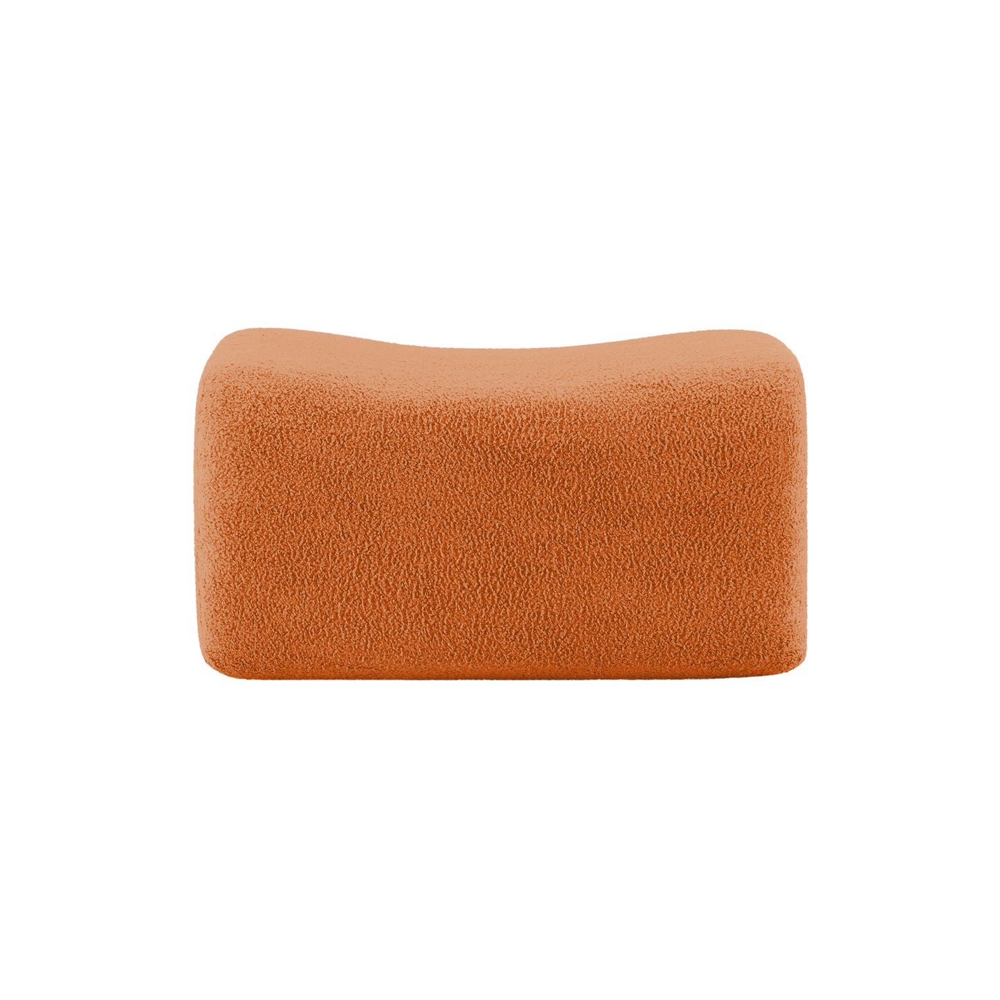 Ottoman Teddy Fabric-Orange image 3