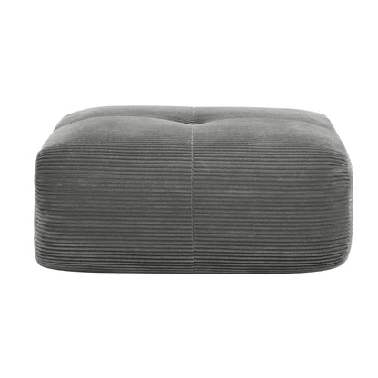 Hamlet LSF&RSF Corner Sofa W/Pillows Corduroy- Grey image 1