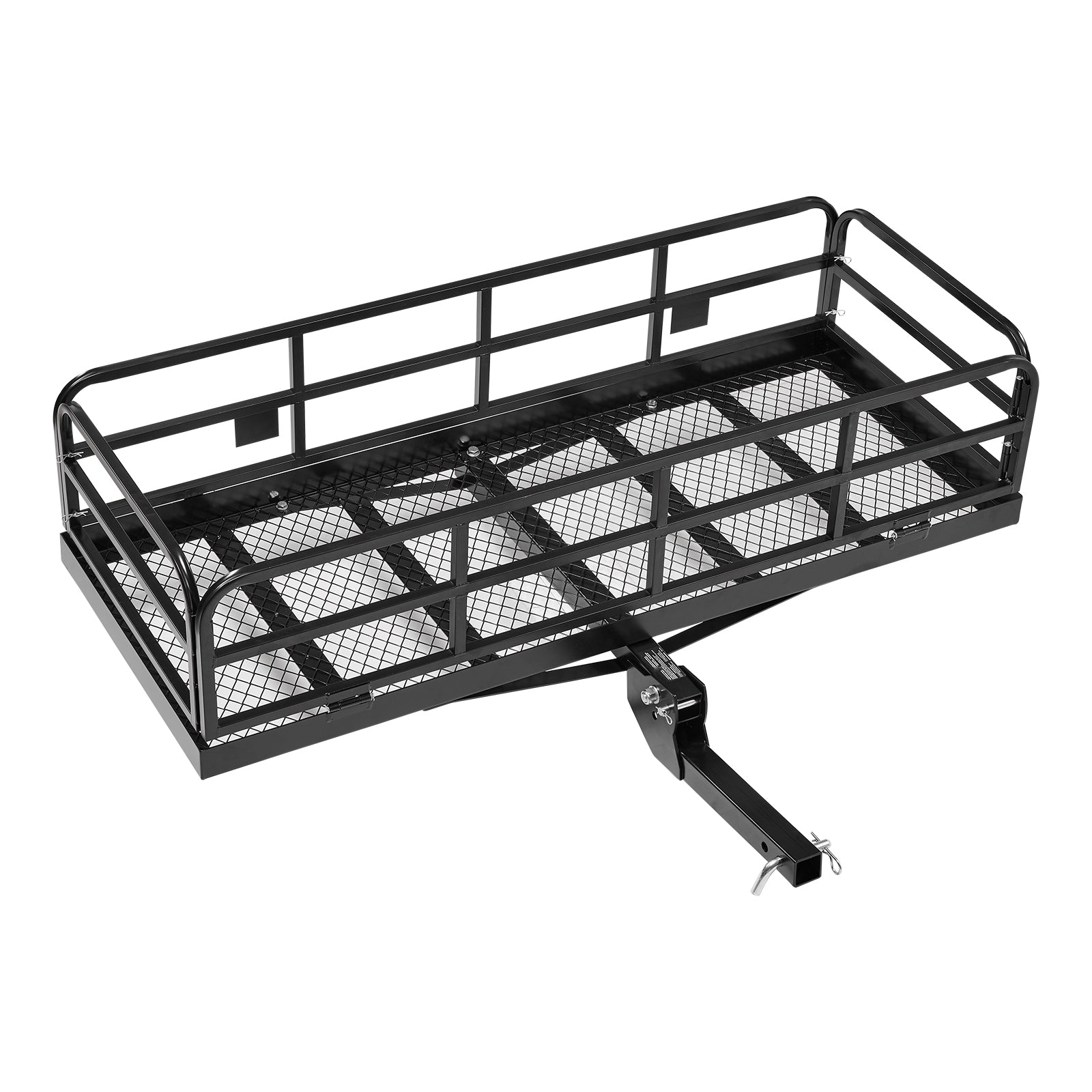 Folding hitch carrier dimensions 60x24x14 inches
