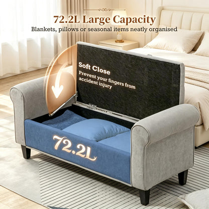 Hall Bench,Bed Bench,Storage Bench,Tufted Shoe Bench image 4