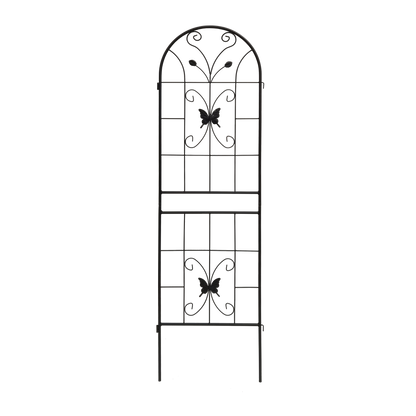 2 Pack Metal Garden Trellis 71" x 19.7" Rustproof Trellis for Climbing Plants Outdoor Flower Support Black image 10