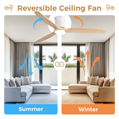 52-inch ceiling fan with light, DC reversible motor, timer (1/4/8 hours),Light with memory function image 5