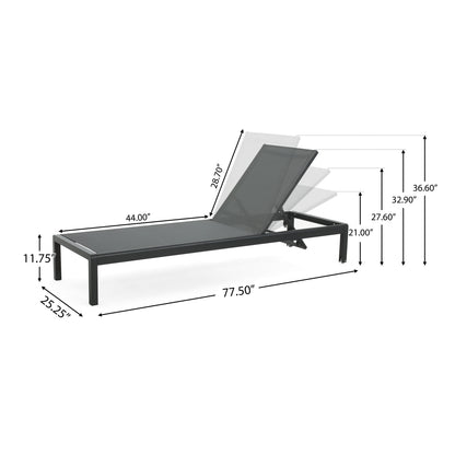 CAPE CORAL KD CHAISE LOUNGE BLK(MP2)(SET OF 2) image 8