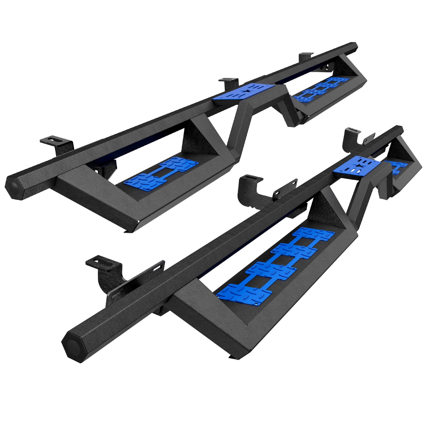 Two-Color Running Boards For 07-18 Jeep Wrangler JK Unlimited 4 Door,Side Steps image 4