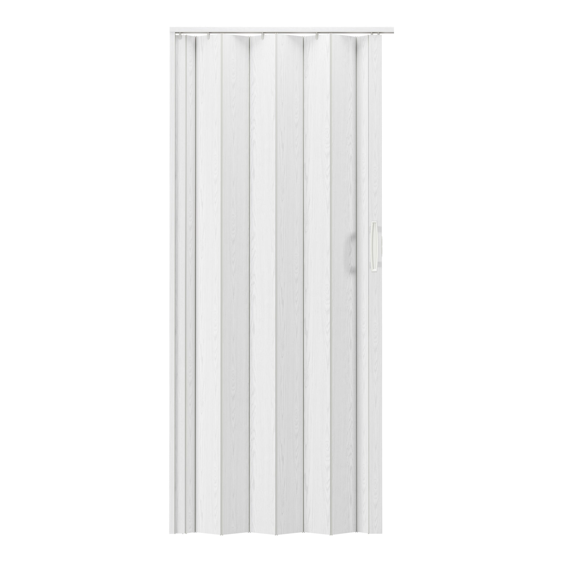 Studio Series 32" W PVC Foldable Accordion Doors, White image 2