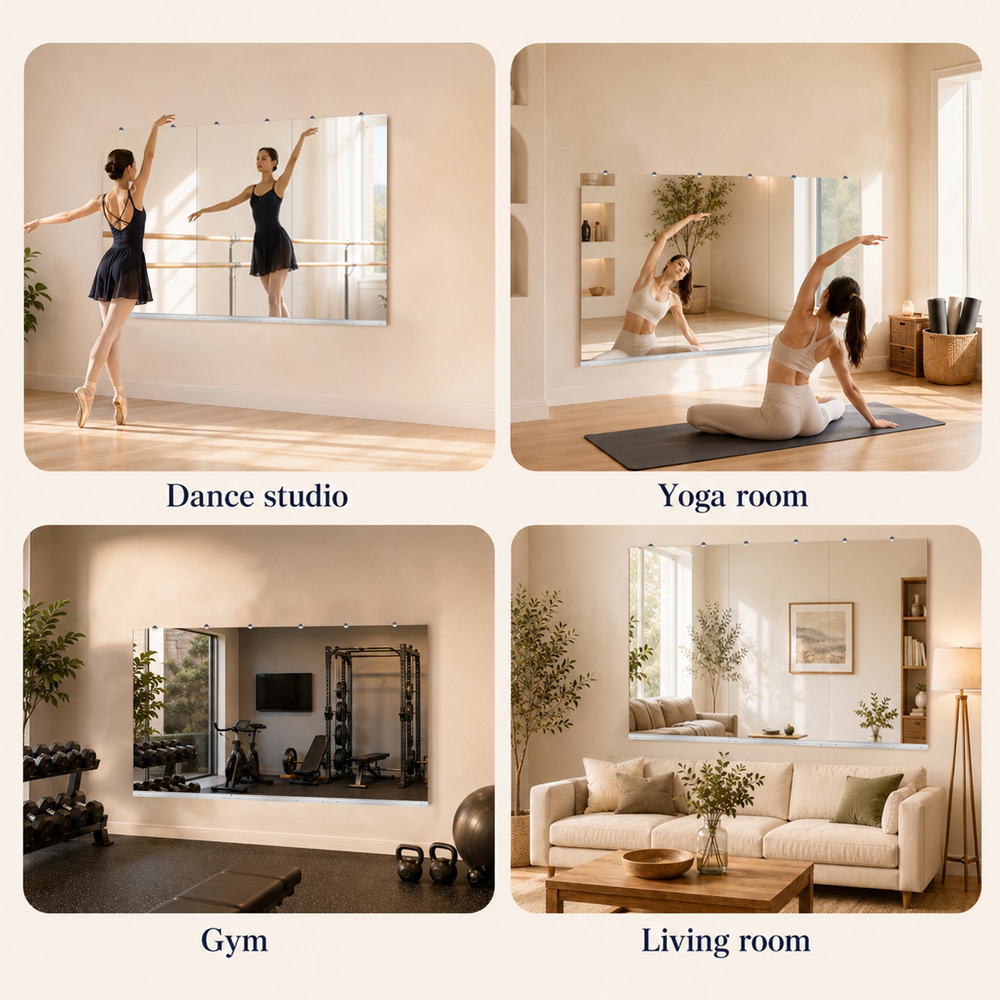 GYM MIRROR 24X48 INCH -3pcs image 11