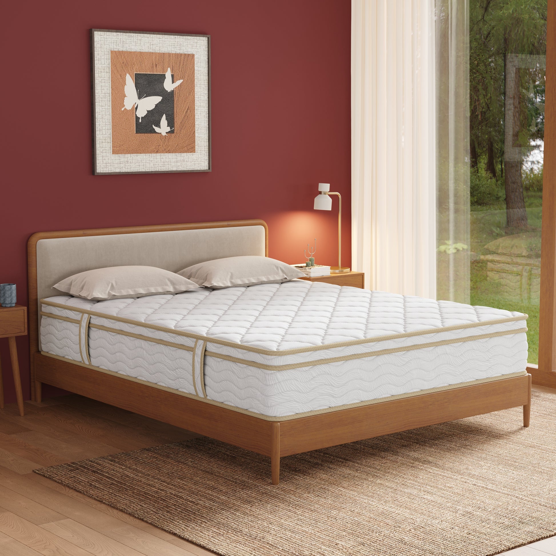 12 Inch Queen Size Hybrid Mattress image 2