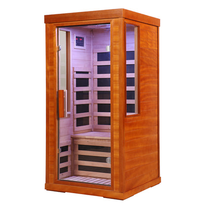 Home dry infrared sauna red light 1person image 9