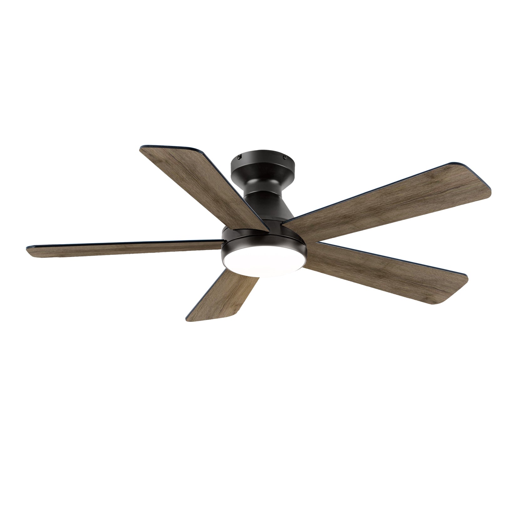 Ceiling Fans with Lights, 52 inch Low Profile Ceiling fan with Light and Remote Control, Flush Mount, Reversible, 3CCT, Dimmable, Noiseless, Black Ceiling Fan for Bedroom, Indoor/Outdoor Use image 11