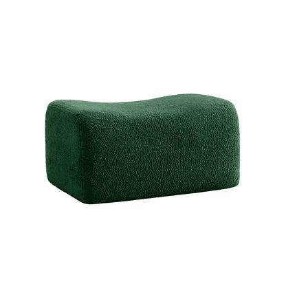 Ottoman Teddy Fabric-Green image 2