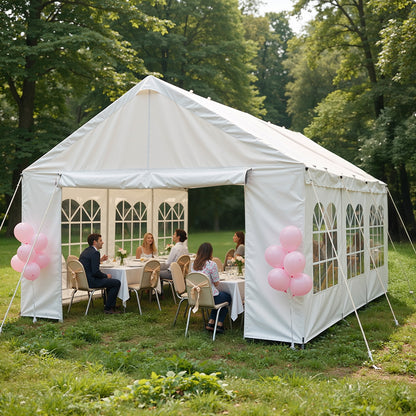10'x20' Carport Car Canopy Party Tent Outdoor Gazebo with Removable Sidewalls Outdoor Gazebo Commercial Tents for Parties Wedding BBQ image 1