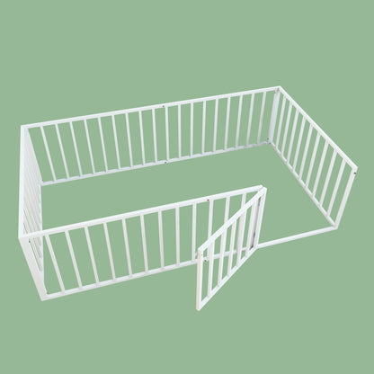 Metal Platform Bed Mattress Foundation with Steel Slat Support No Box Spring Needed Easy Assembly White image 8