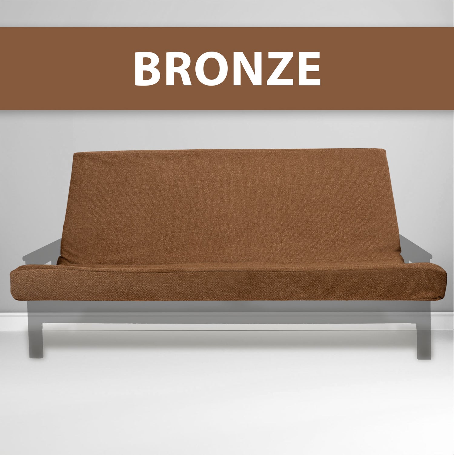 Memory Foam Infused Futon Mattress Full XL – Washable Removable Cover, Heavy-Duty Zipper, Thick Foldable Sofa Bed Cushion for Guest Room, Apartment, Dorm (Frame NOT Included) image 8
