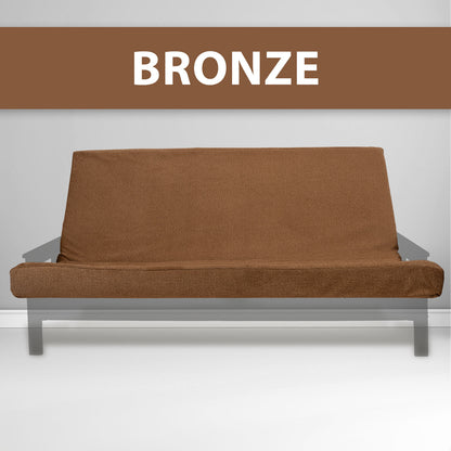 Memory Foam Infused Futon Mattress Full XL – Washable Removable Cover, Heavy-Duty Zipper, Thick Foldable Sofa Bed Cushion for Guest Room, Apartment, Dorm (Frame NOT Included) image 8