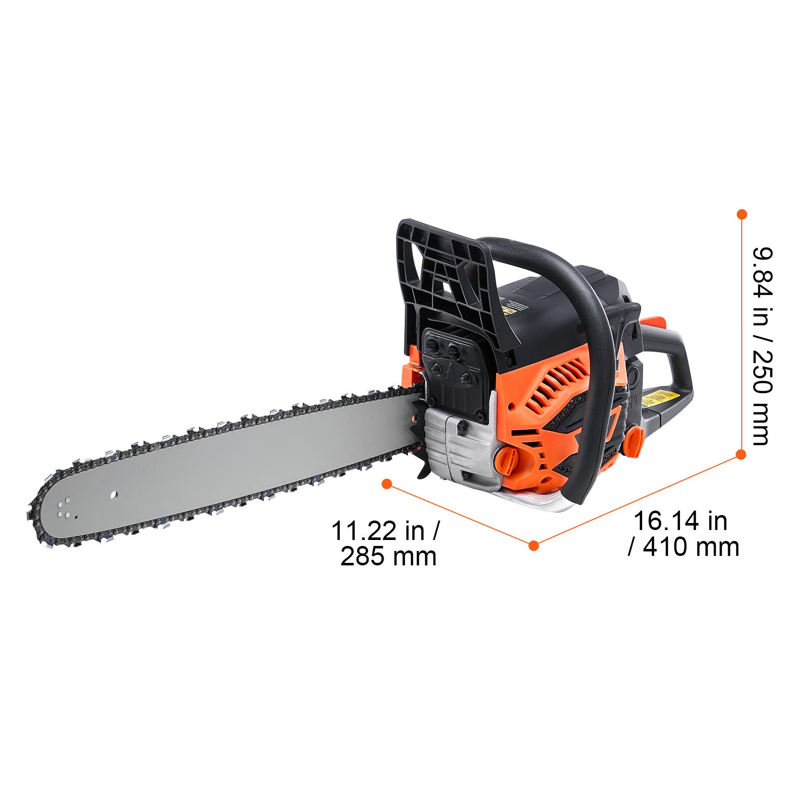 58CC 20" Gasoline Chainsaw Gas Powered Wood Cutting Engine Gas Chain Saw image 9