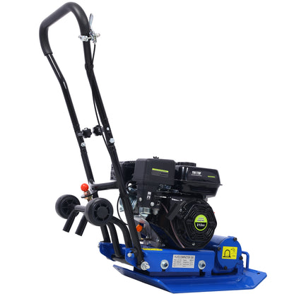 212cc 7.0HP 5600VPM Gas Vibration Compaction Force 20 x 14 inch Plate Compactor w/Built-in Wheel,EPA compliant image 4