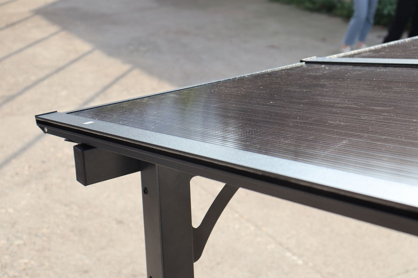 10' x 10' Outdoor Pergola Gazebo,Wall-Mounted Lean to Metal Awning Gazebo with Roof,Large Heavy Duty for Patio,Decks,Bac image 15