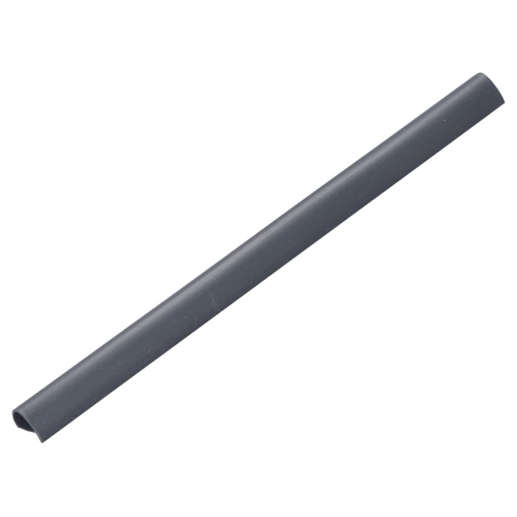 100 pcs Fence Strip Clips PVC Anthracite image 1