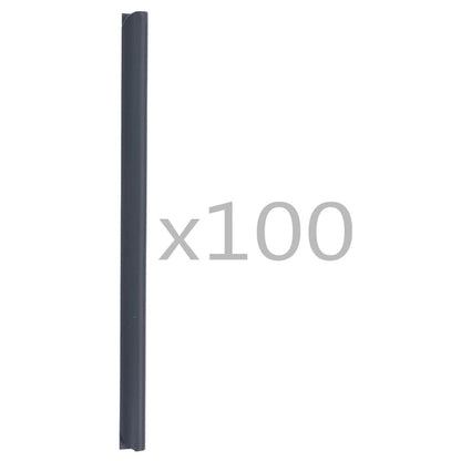 100 pcs Fence Strip Clips PVC Anthracite image 2