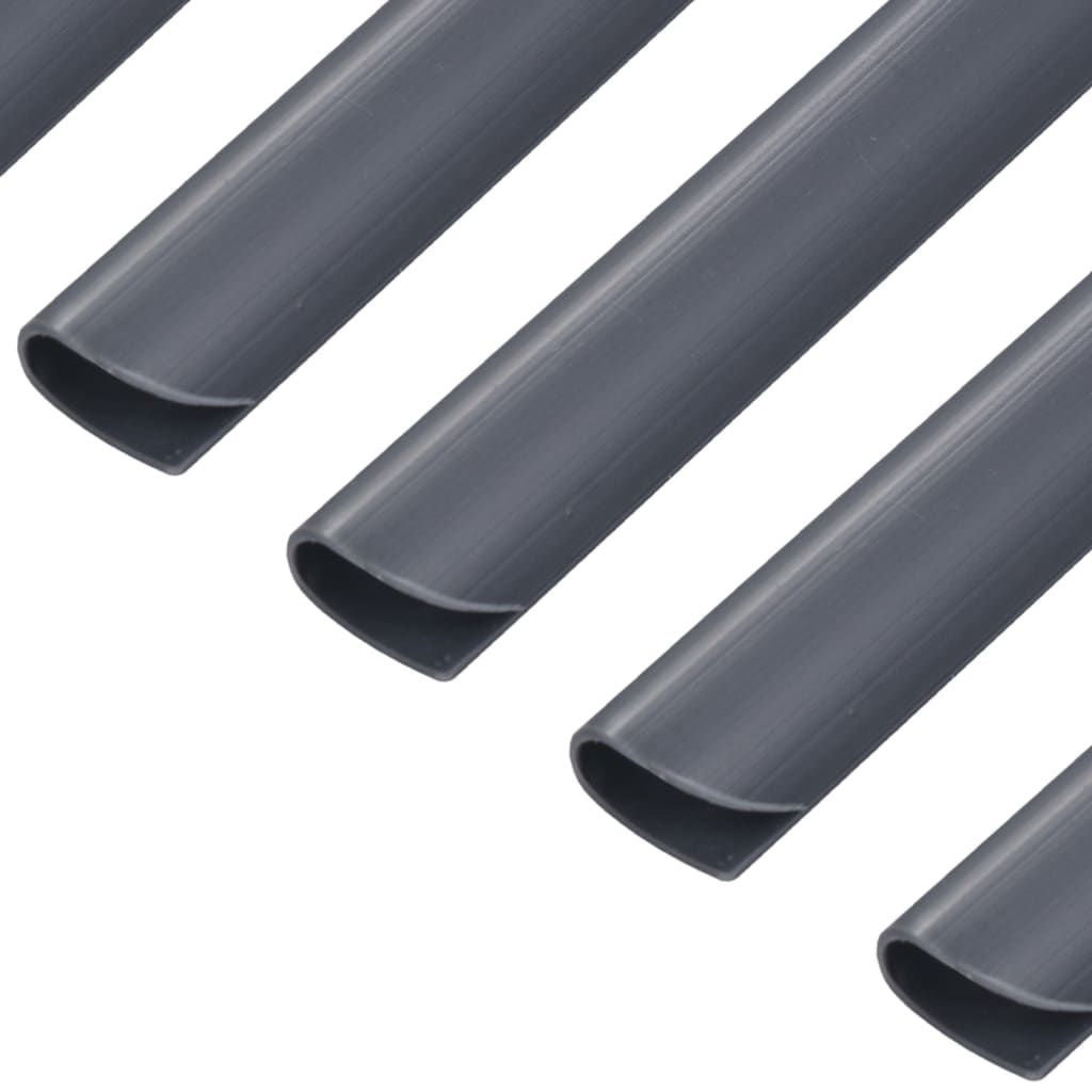 100 pcs Fence Strip Clips PVC Anthracite image 3