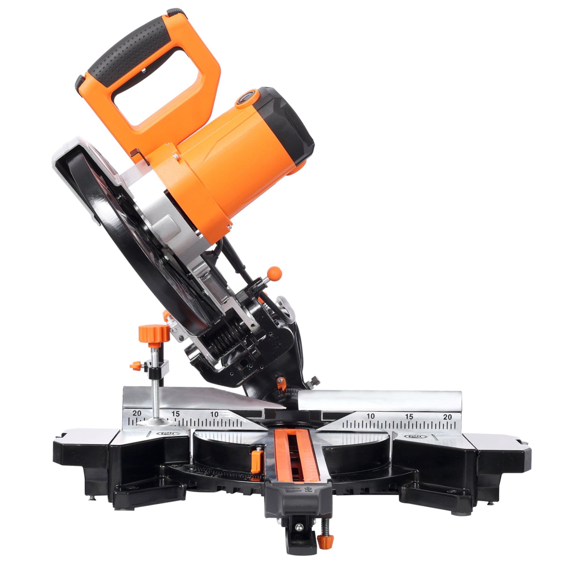 10in Single Bevel Double Speed Sliding Miter Saw,48T Blade,2-Speed 5000/3200 RPM,3.5x13in Cutting Capacity,ETL certificate image 3