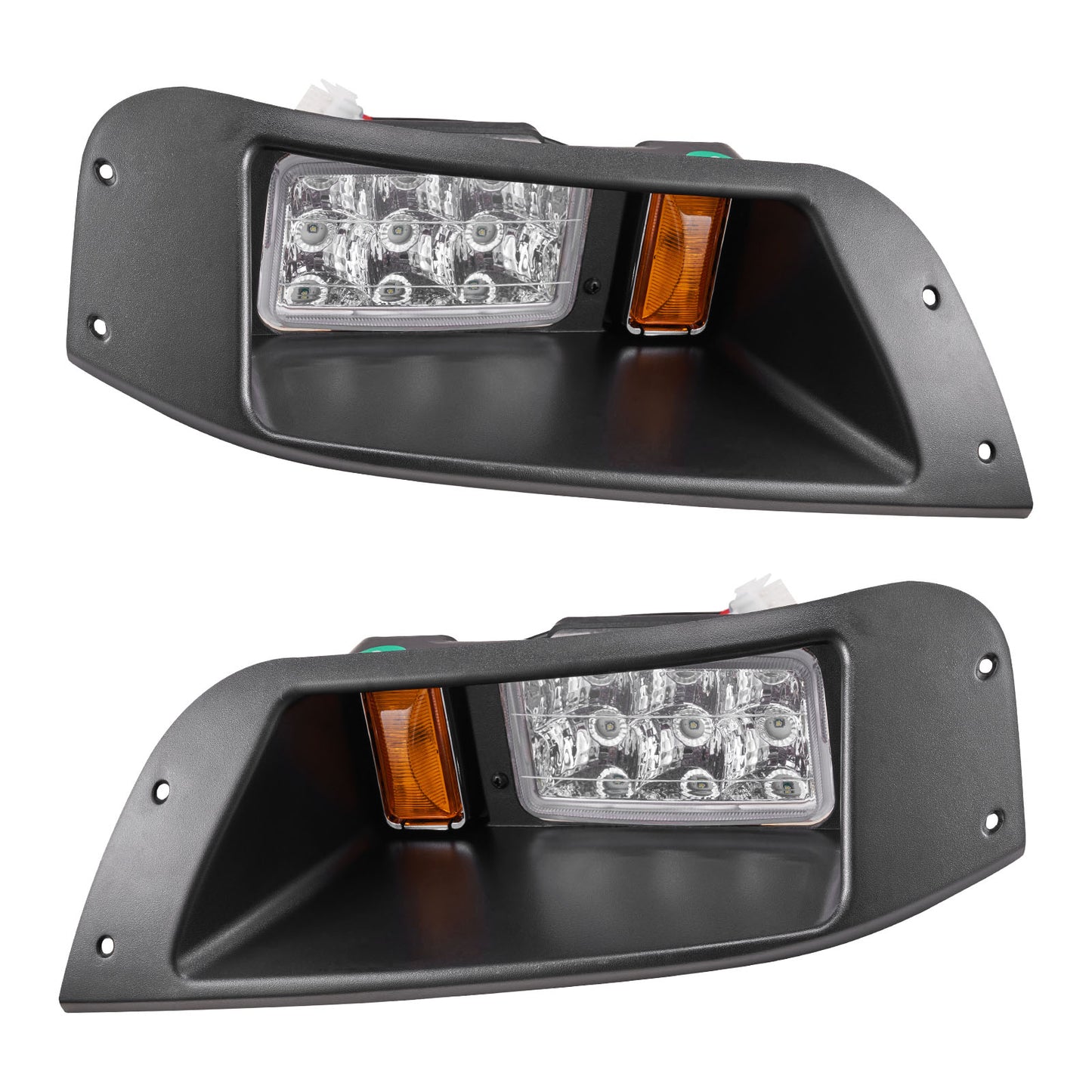 12 Volt Golf Cart LED Headlight Tail Light Kit For Club Car DS 1993-Up Models image 5