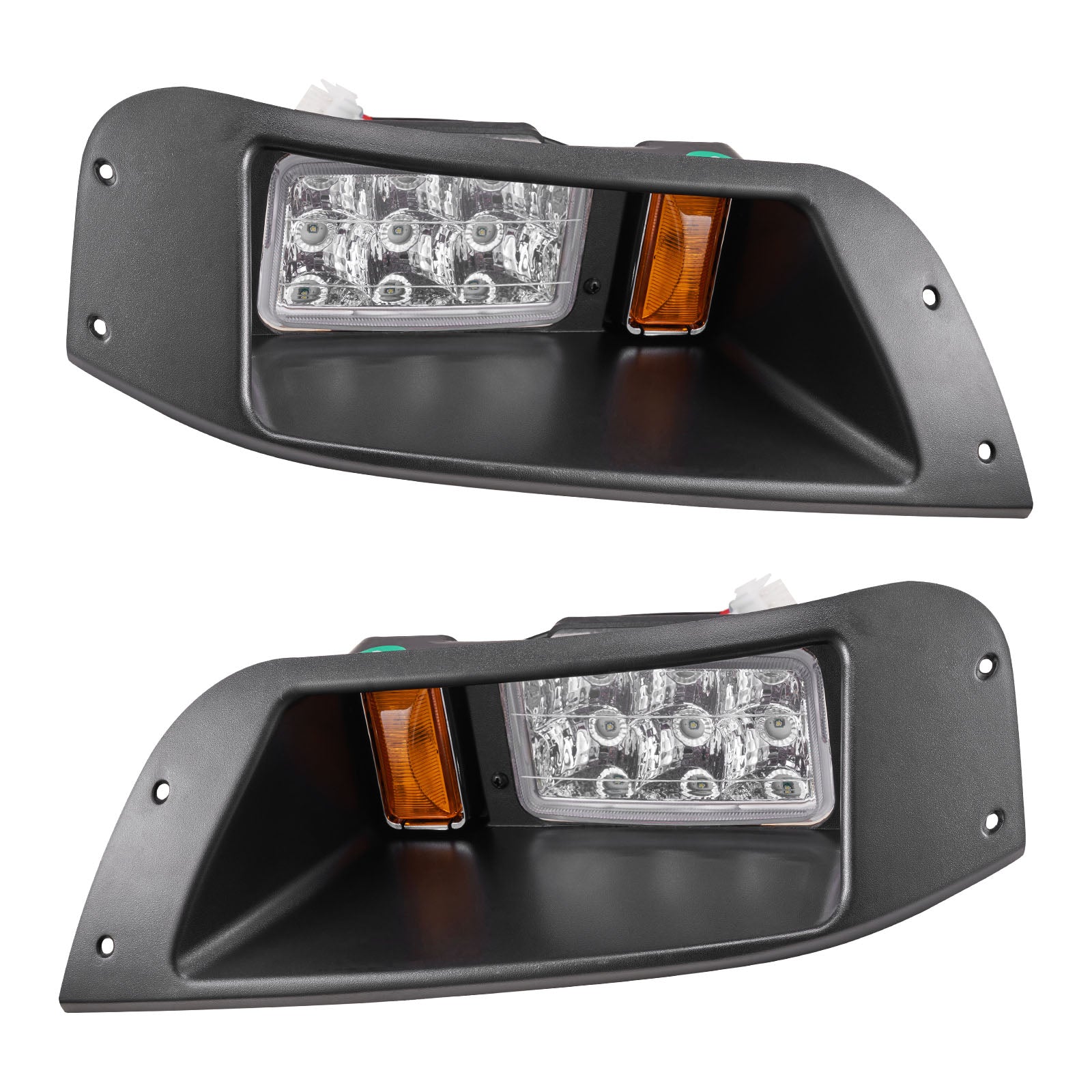 12 Volt Golf Cart LED Headlight Tail Light Kit For Club Car DS 1993-Up Models image 5