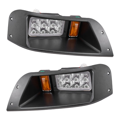 12 Volt Golf Cart LED Headlight Tail Light Kit For Club Car DS 1993-Up Models image 5