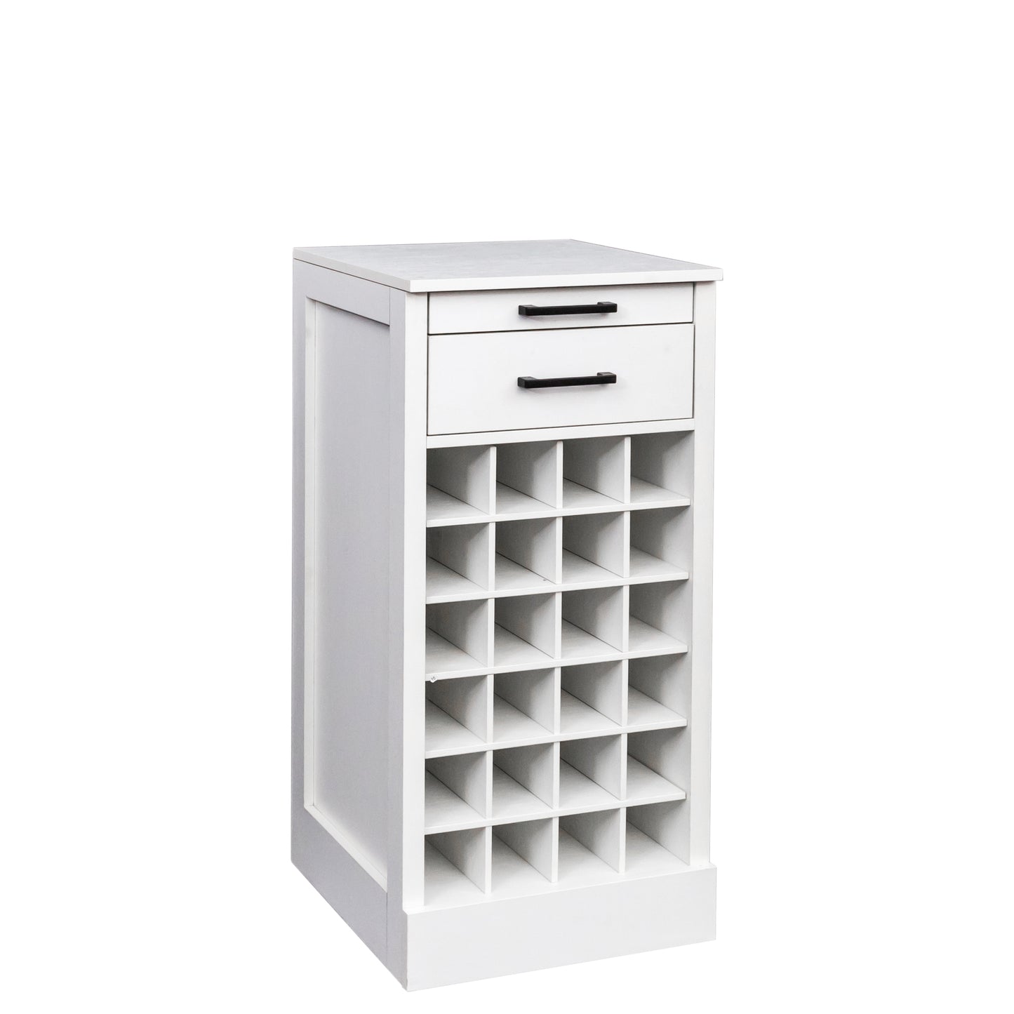 WHITE color modular 24 wine bar cabinet Buffet Cabinet image 8