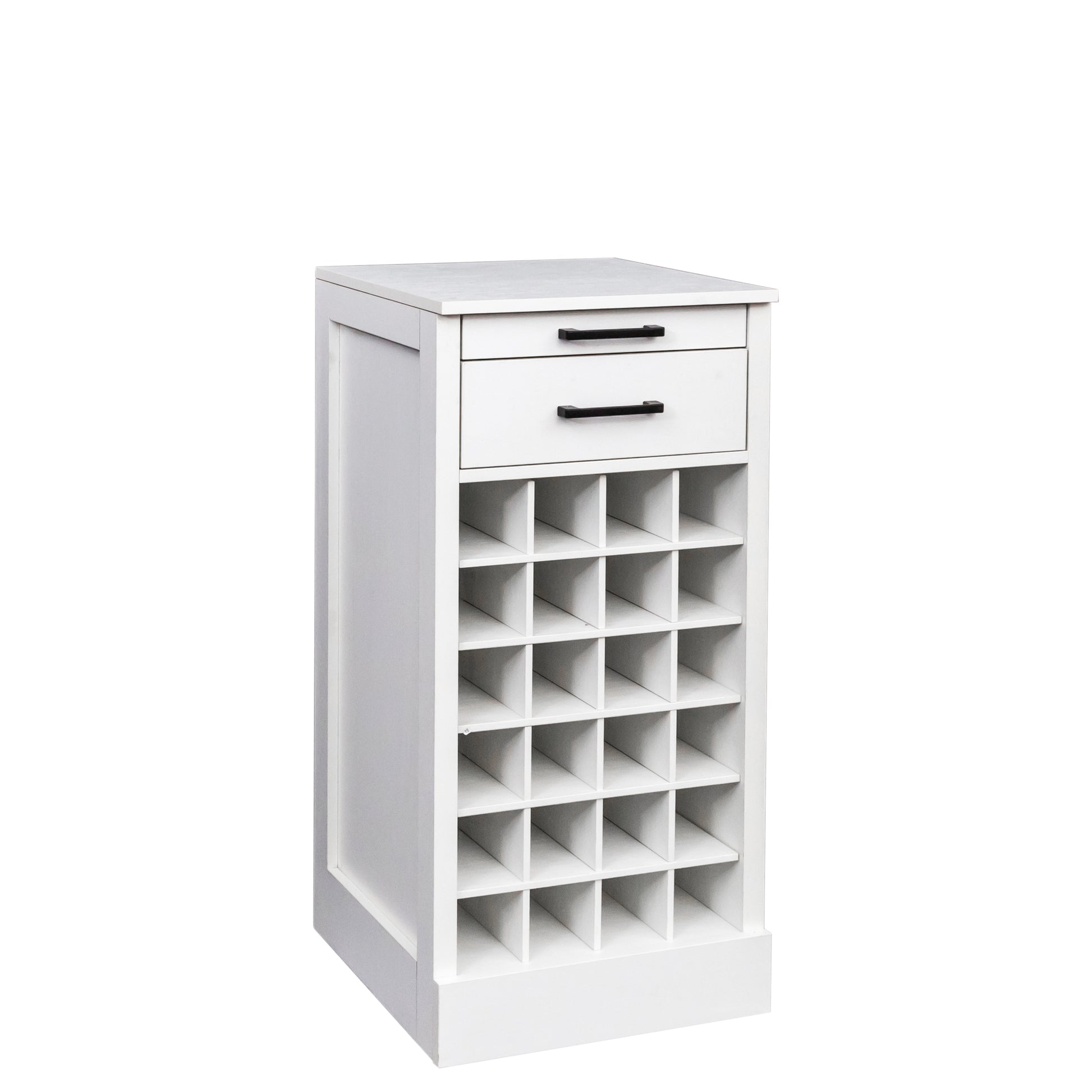 WHITE color modular 24 wine bar cabinet Buffet Cabinet image 8