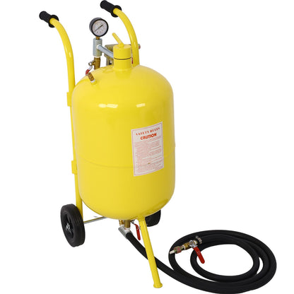 10Gal Pot Sandblaster, 125 Psi Pressure Sand Blasting Complete Kit for Paint, Stain, Rust Removal and Special Surface Tr image 1