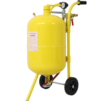 10Gal Pot Sandblaster, 125 Psi Pressure Sand Blasting Complete Kit for Paint, Stain, Rust Removal and Special Surface Tr image 3