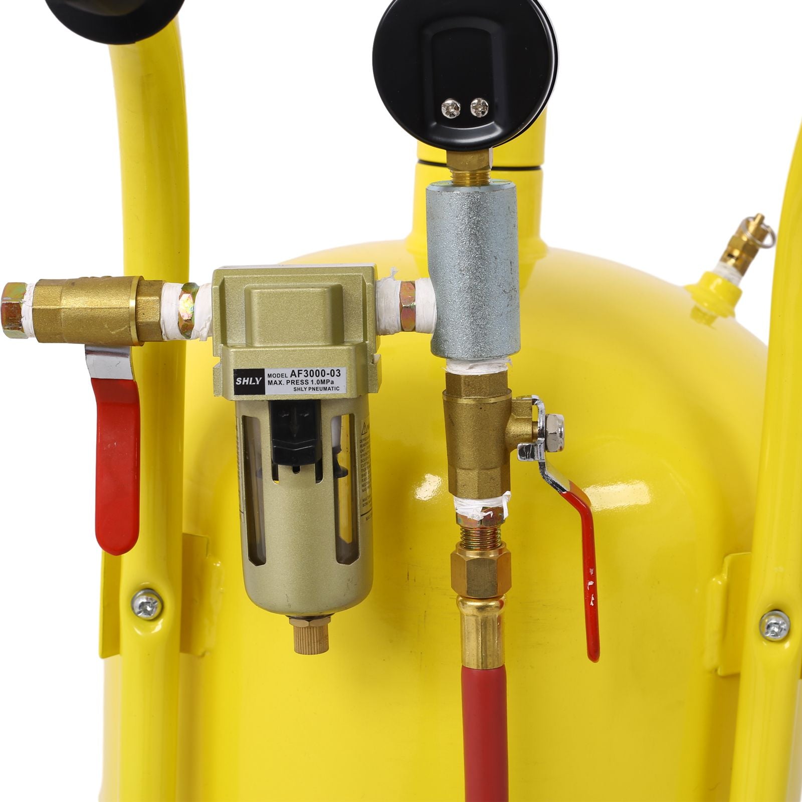 10Gal Pot Sandblaster, 125 Psi Pressure Sand Blasting Complete Kit for Paint, Stain, Rust Removal and Special Surface Tr image 6