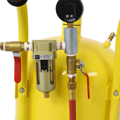 10Gal Pot Sandblaster, 125 Psi Pressure Sand Blasting Complete Kit for Paint, Stain, Rust Removal and Special Surface Tr image 6
