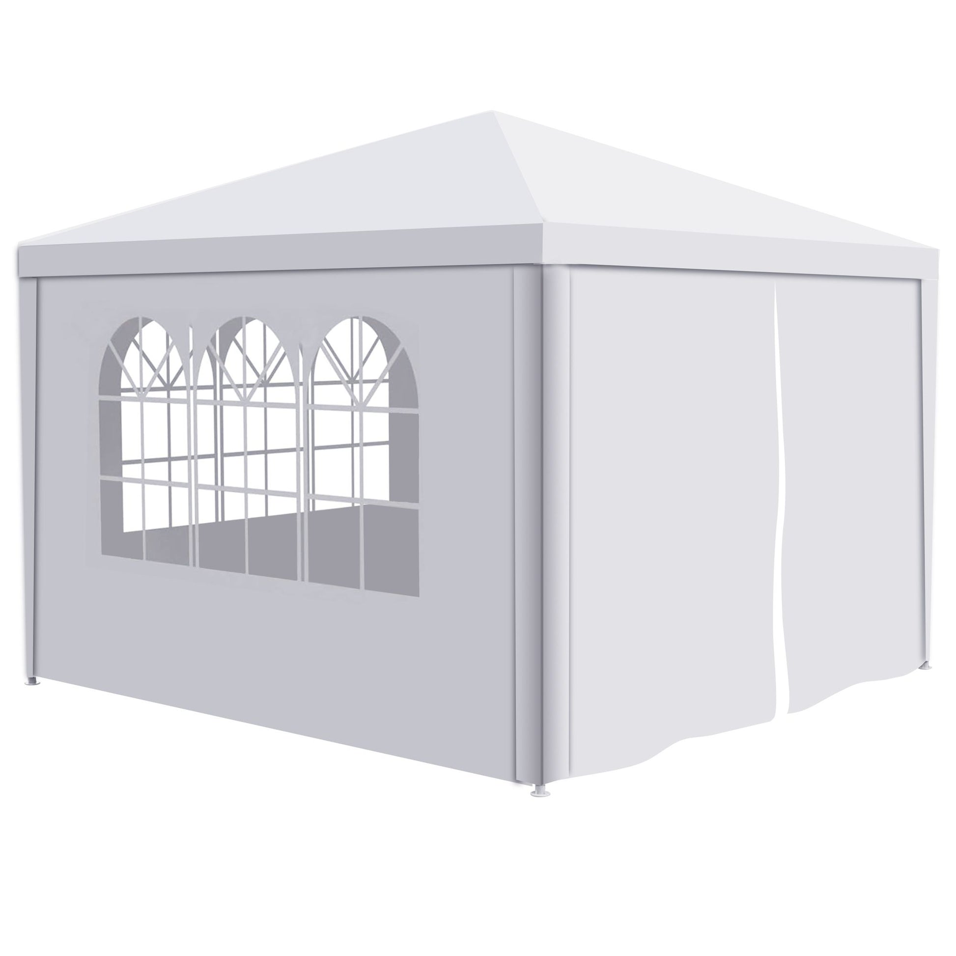 10'x10' Party Tent Outdoor Heavy Duty Gazebo Wedding Canopy + 4 Removable Walls image 7