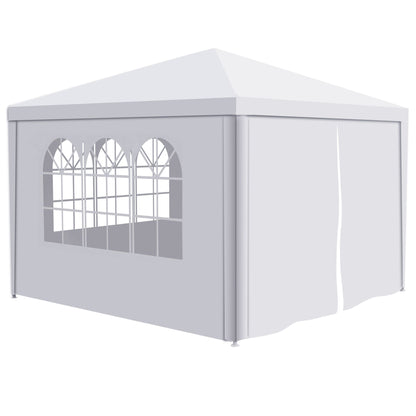 10'x10' Party Tent Outdoor Heavy Duty Gazebo Wedding Canopy + 4 Removable Walls image 7