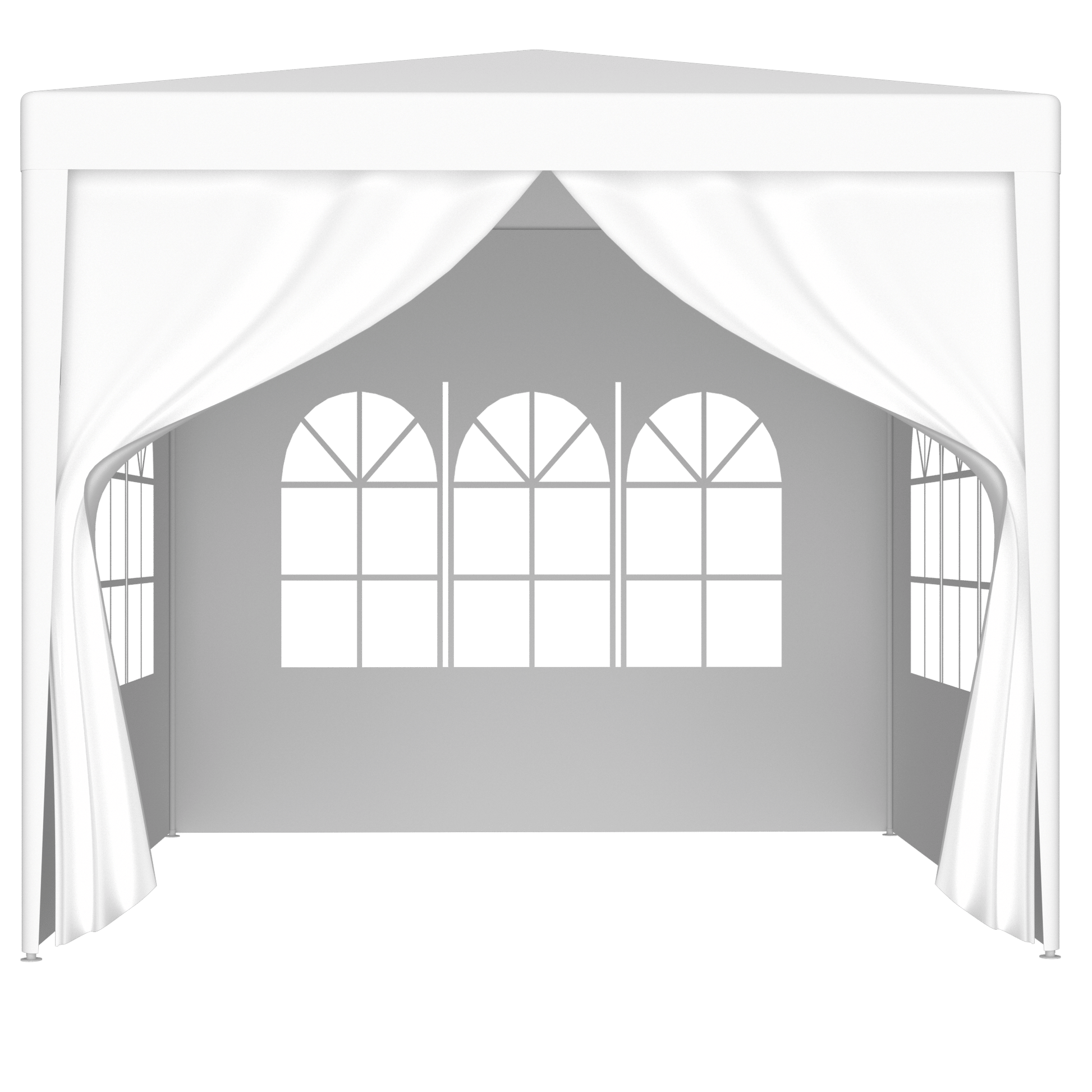 10'x10' Party Tent Outdoor Heavy Duty Gazebo Wedding Canopy + 4 Removable Walls image 17
