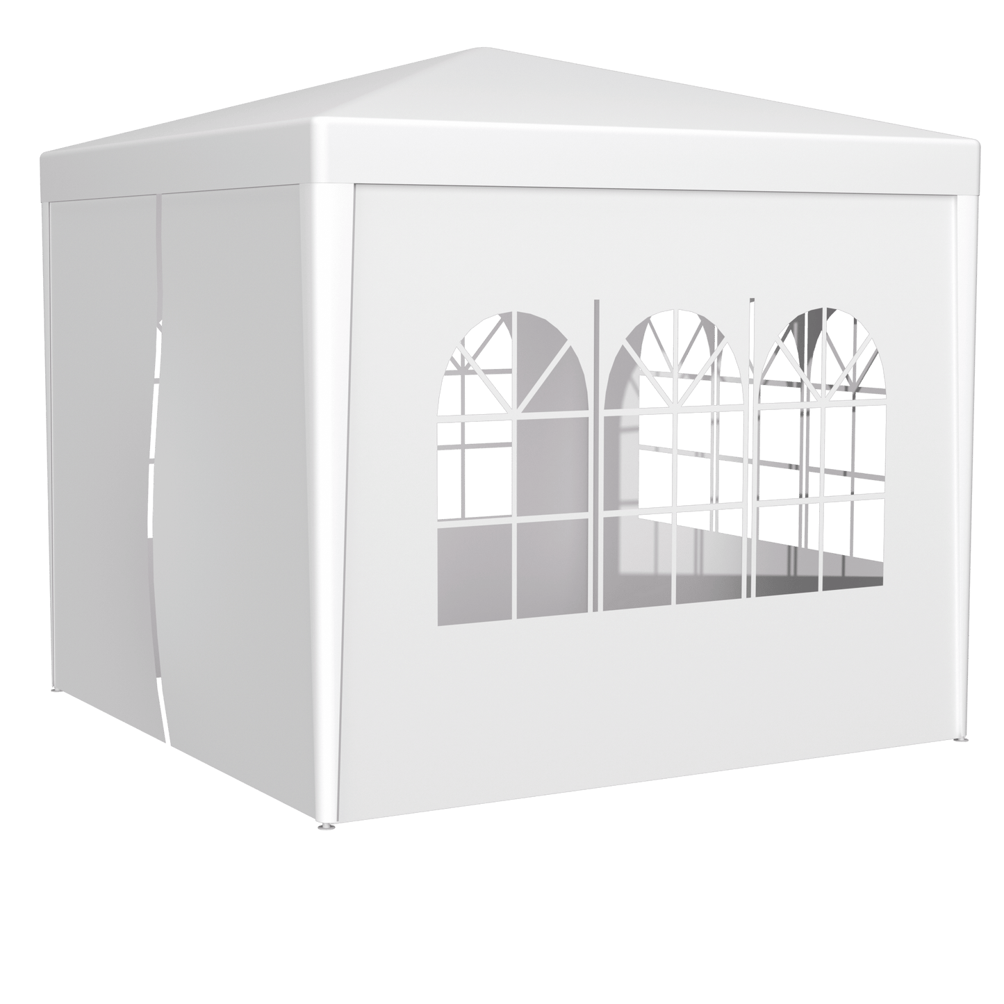 10'x10' Party Tent Outdoor Heavy Duty Gazebo Wedding Canopy + 4 Removable Walls image 2