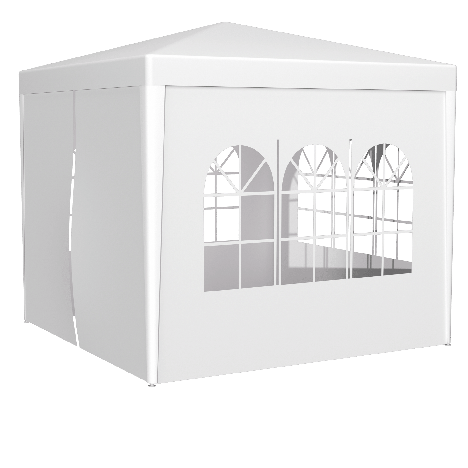 10'x10' Party Tent Outdoor Heavy Duty Gazebo Wedding Canopy + 4 Removable Walls image 2