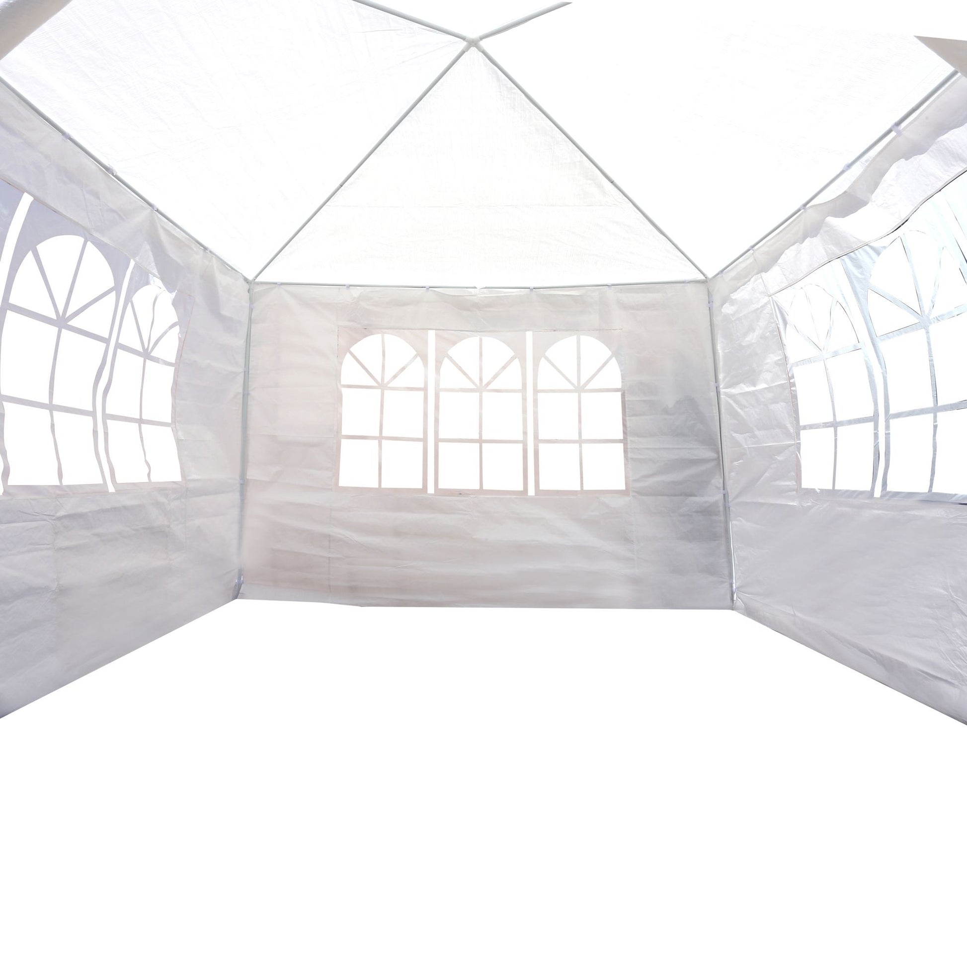 10'x10' Party Tent Outdoor Heavy Duty Gazebo Wedding Canopy + 4 Removable Walls image 10