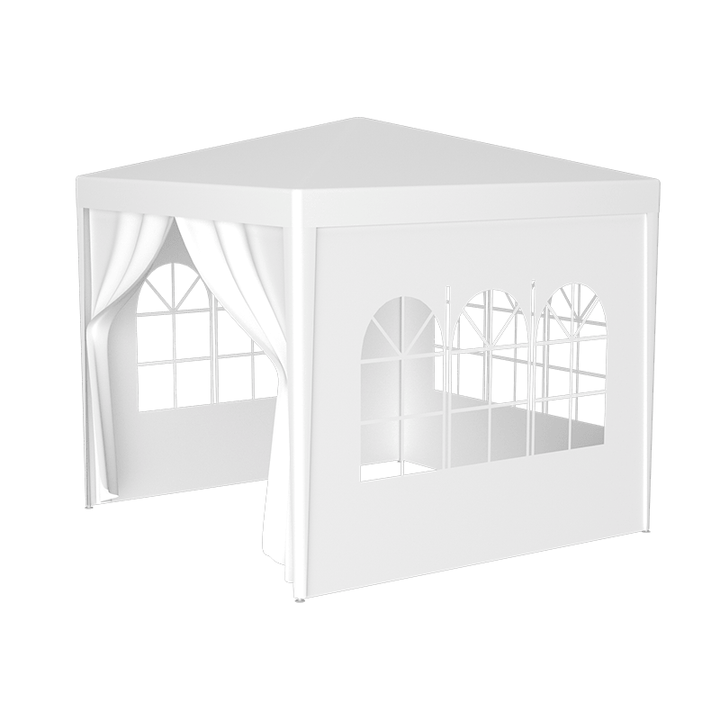 10'x10' Party Tent Outdoor Heavy Duty Gazebo Wedding Canopy + 4 Removable Walls image 19