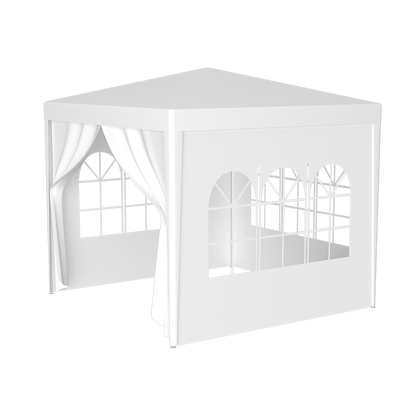 10'x10' Party Tent Outdoor Heavy Duty Gazebo Wedding Canopy + 4 Removable Walls image 19