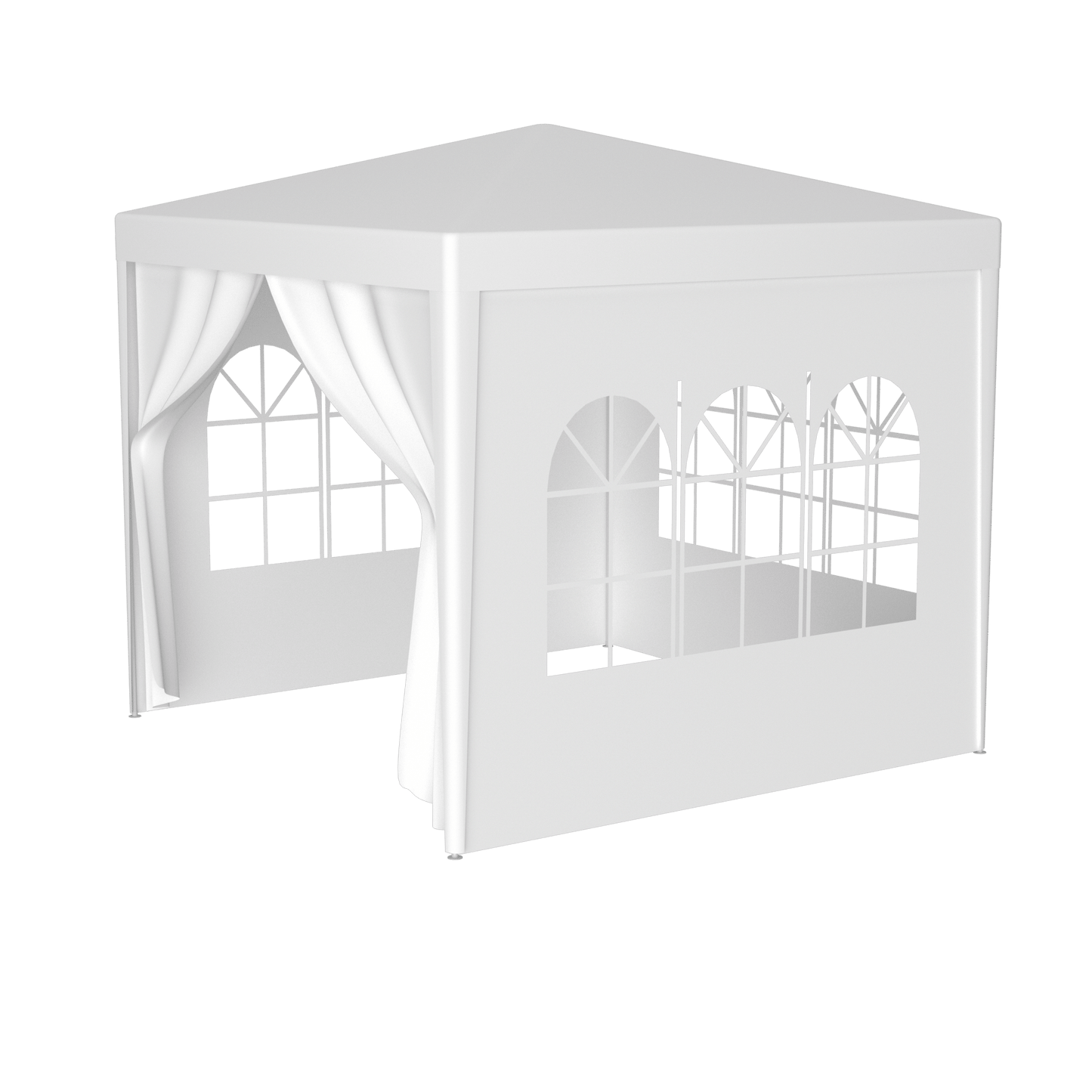 10'x10' Party Tent Outdoor Heavy Duty Gazebo Wedding Canopy + 4 Removable Walls image 16