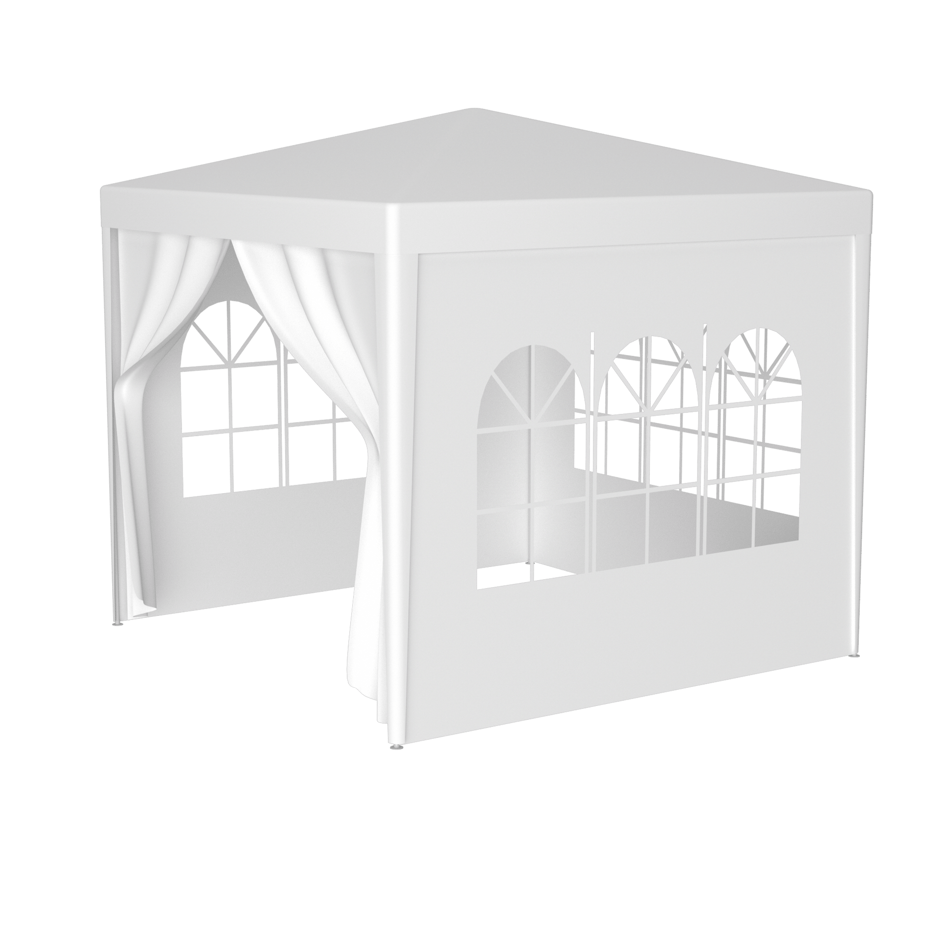 10'x10' Party Tent Outdoor Heavy Duty Gazebo Wedding Canopy + 4 Removable Walls image 16