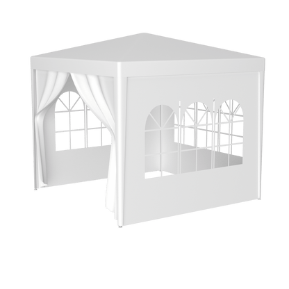 10'x10' Party Tent Outdoor Heavy Duty Gazebo Wedding Canopy + 4 Removable Walls image 16