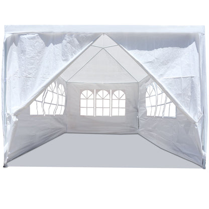10'x10' Party Tent Outdoor Heavy Duty Gazebo Wedding Canopy + 4 Removable Walls image 4